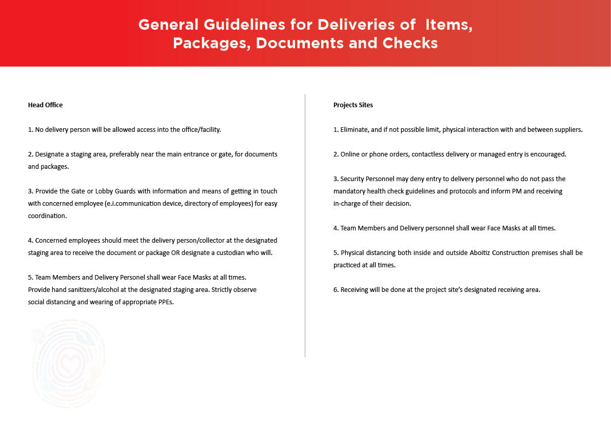 Aboitiz Construction Return to Work Guidelines for External Stakeholders